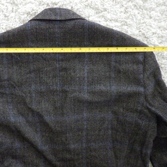 Joseph Abboud Heritage Men's Blazer Sport Coat Size 42 Regular Brown Plaid Wool - Picture 9 of 12